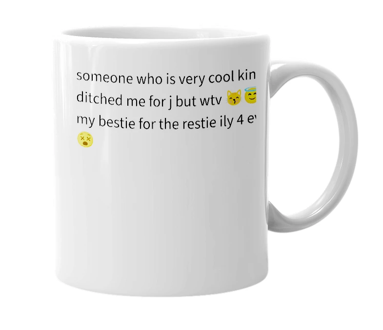 White mug with the definition of 'kiki d'