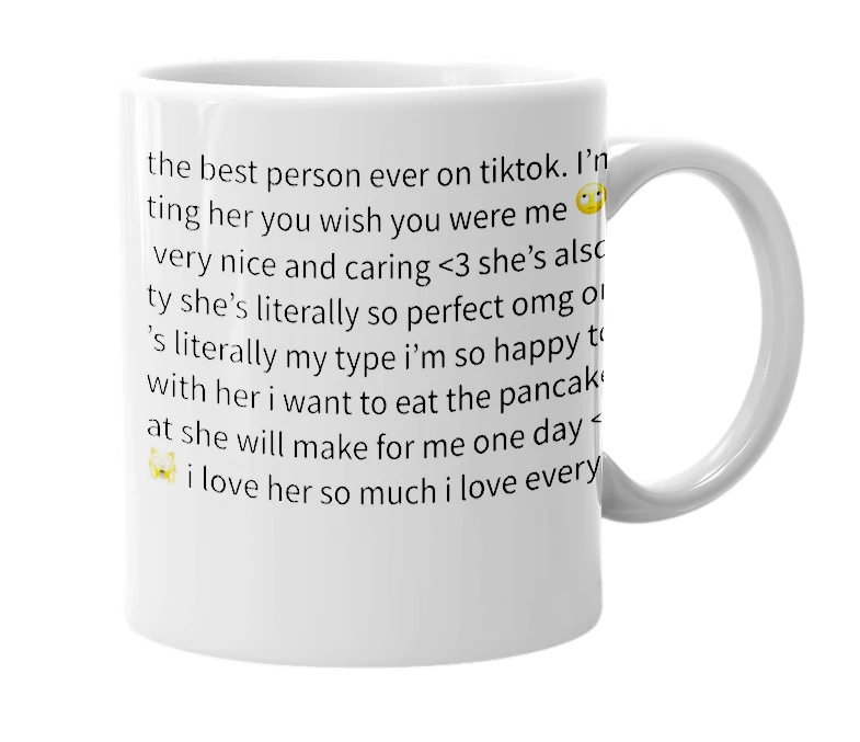 White mug with the definition of 'kyo'