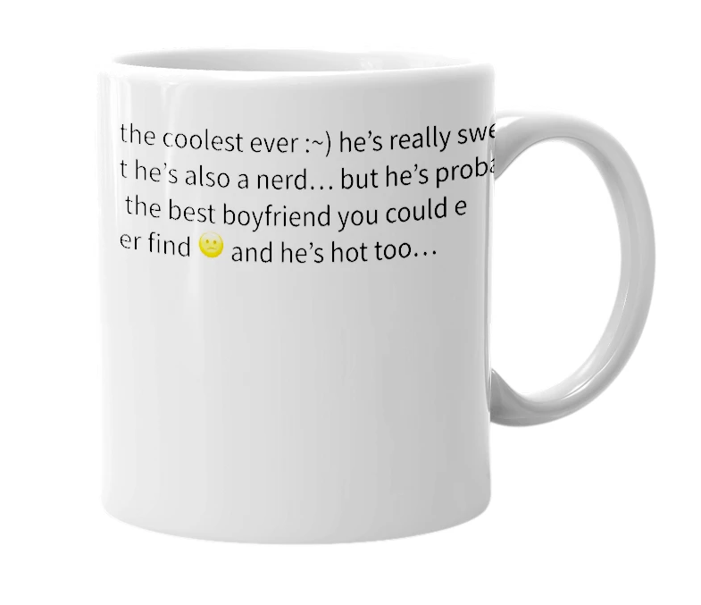 White mug with the definition of 'caetano'