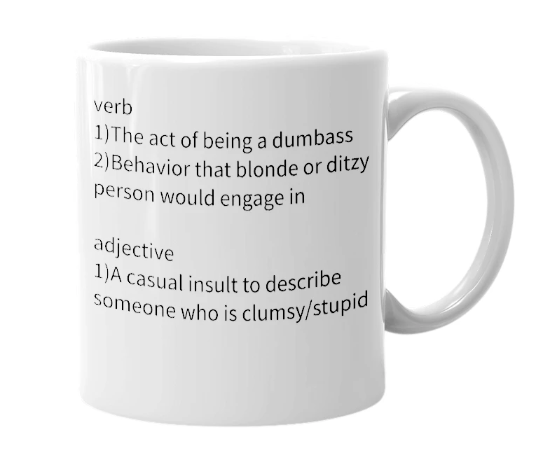 White mug with the definition of 'boozepoose'