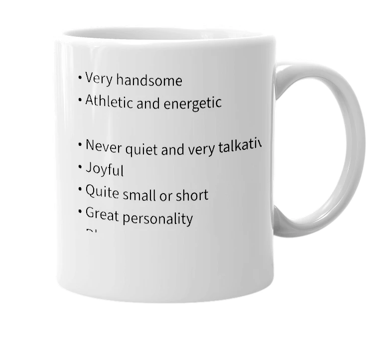 White mug with the definition of 'Aiziah'