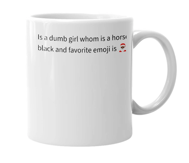 White mug with the definition of 'Anna'