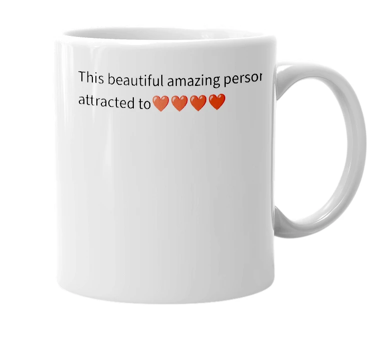 White mug with the definition of 'Cutie'