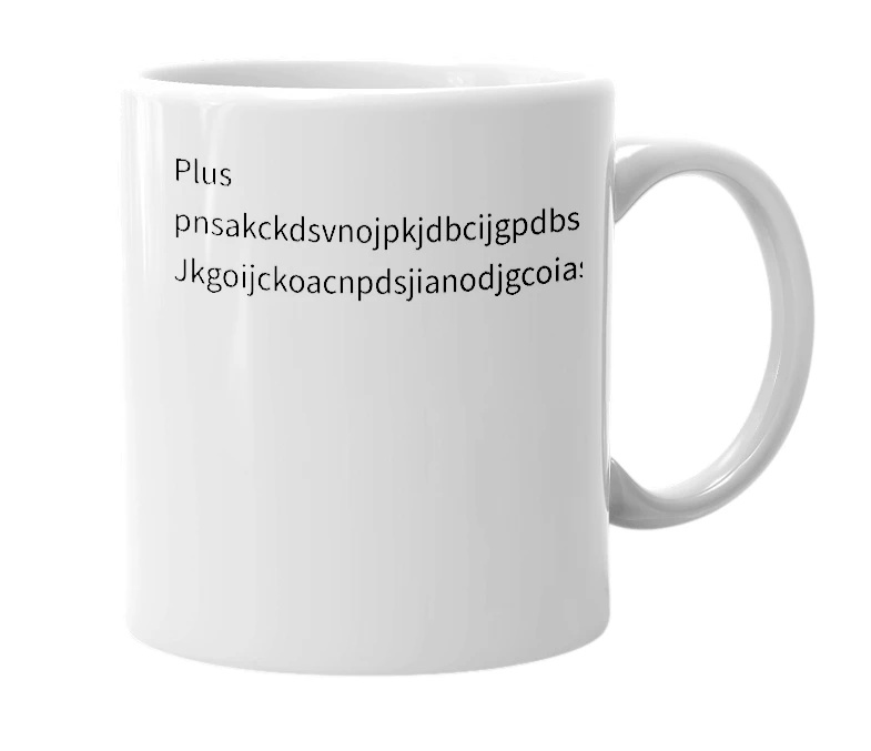White mug with the definition of 'Faggoot'