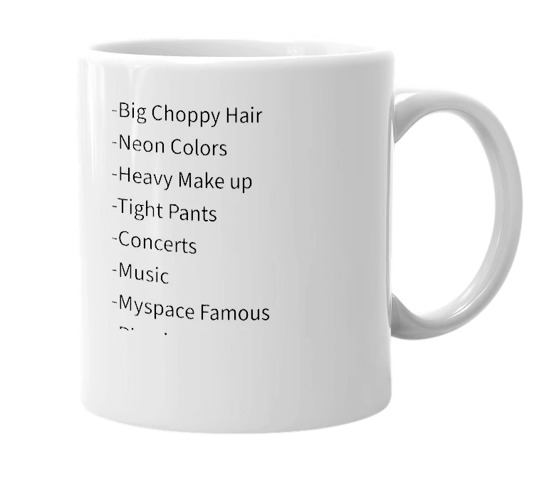 White mug with the definition of 'FashionxCore'