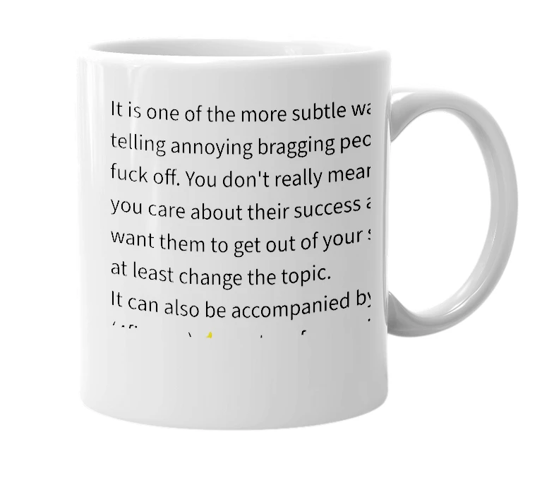 White mug with the definition of 'Gud 4 U'