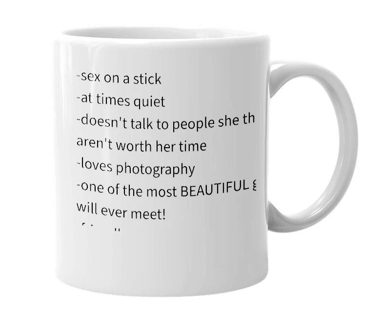 White mug with the definition of 'Laura'