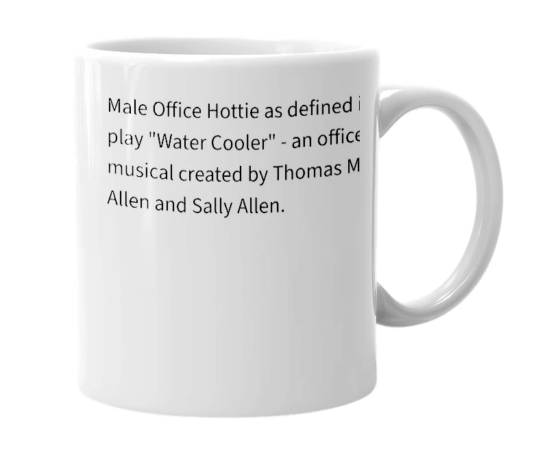 White mug with the definition of 'MOH'