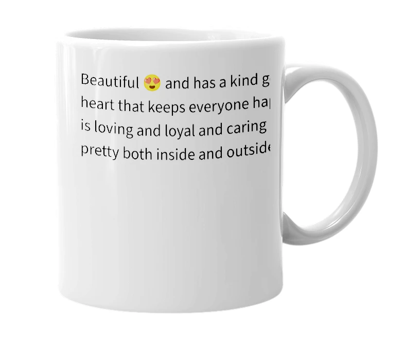 White mug with the definition of 'Maisha'