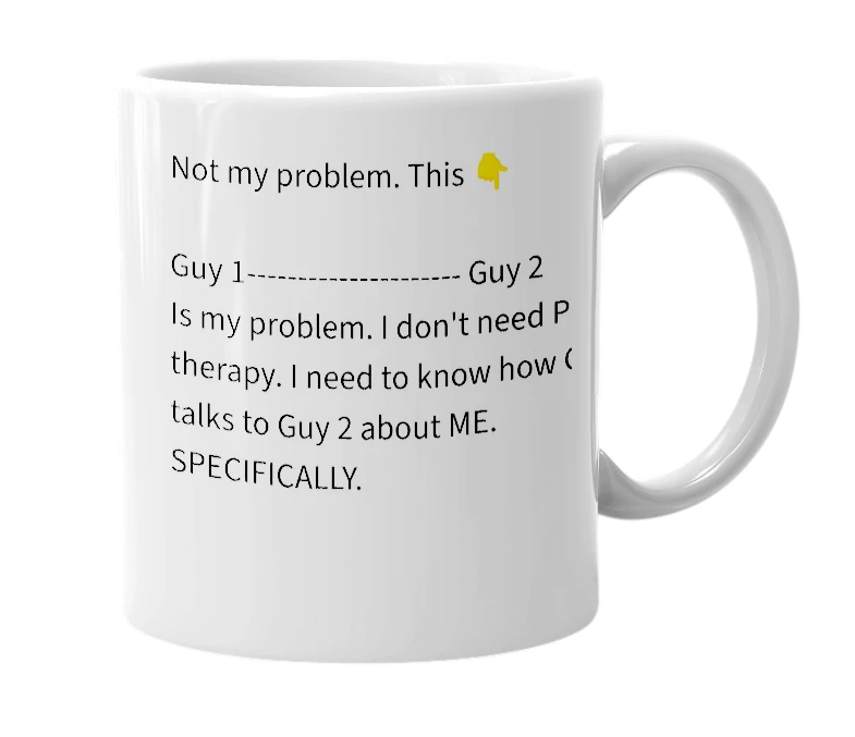 White mug with the definition of 'Mental health'