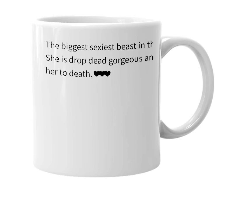 White mug with the definition of 'Olivia'