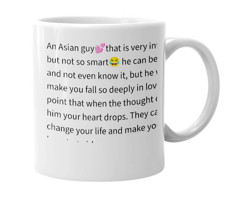 White mug with the definition of 'Par'