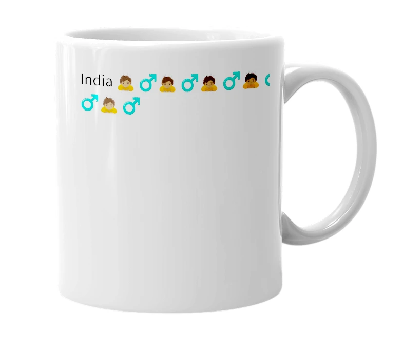 White mug with the definition of 'Sooraj'