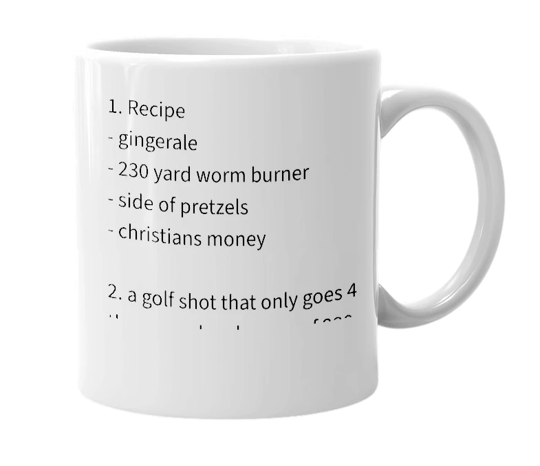 White mug with the definition of 'Wikibomb'