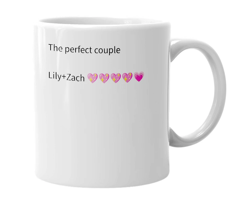 White mug with the definition of 'Zily'