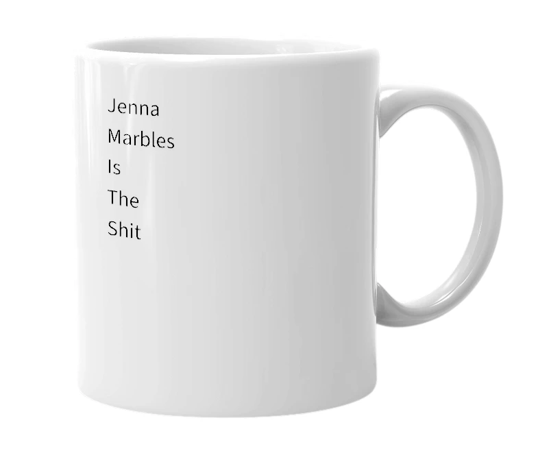 White mug with the definition of 'jmits'