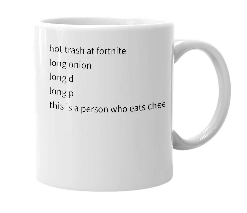 White mug with the definition of 'longenunion'