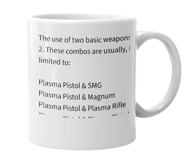 White mug with the definition of 'n00b combo'