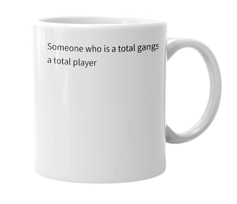 White mug with the definition of 'stadnik'