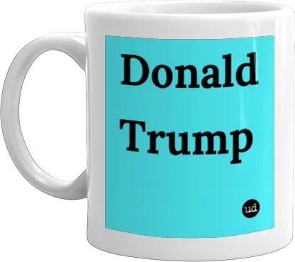 Donald Trump mug front