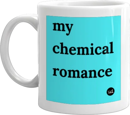 my chemical romance mug front