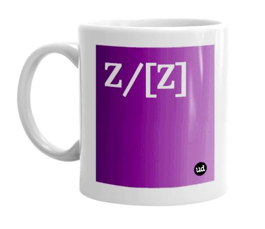 "Z/[Z]" mug