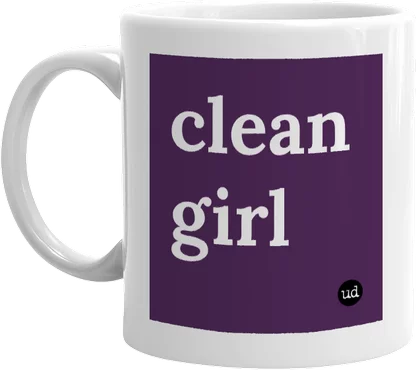 clean girl front