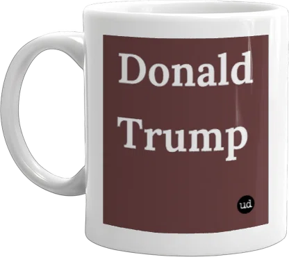 Donald Trump mug front