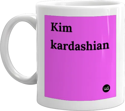 Kim kardashian mug front