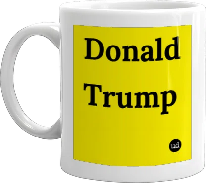 Donald Trump mug front