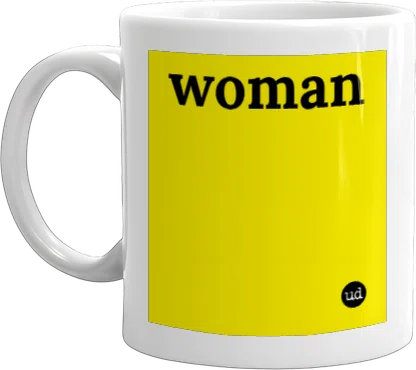 woman mug front