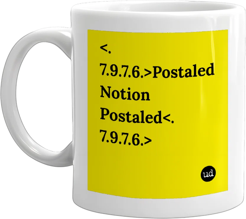 <.7.9.7.6.>Postaled Notion Postaled<.7.9.7.6.> front