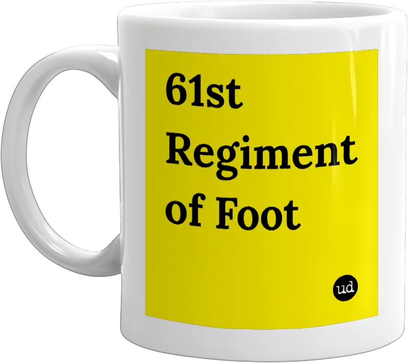 61st Regiment of Foot front