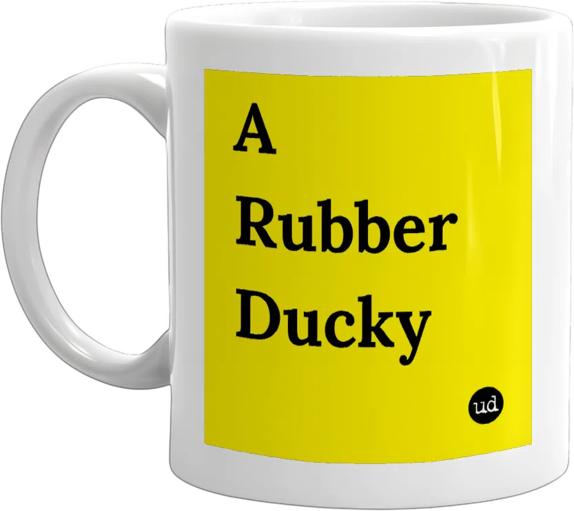 A Rubber Ducky front