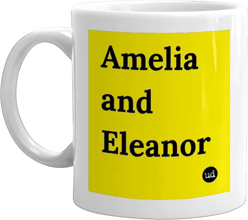 Amelia and Eleanor front