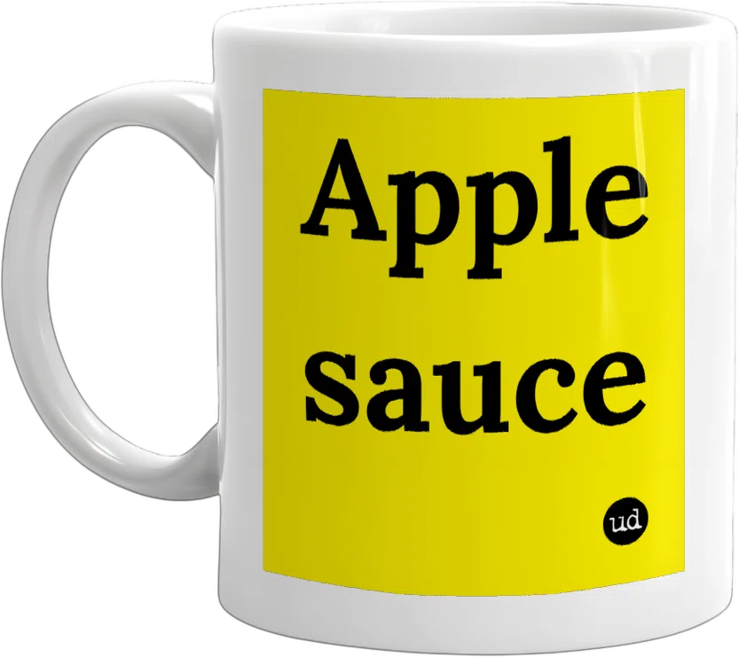 Apple sauce front