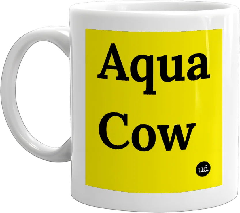 Aqua Cow front