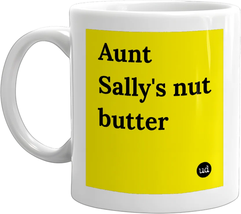 Aunt Sally's nut butter front