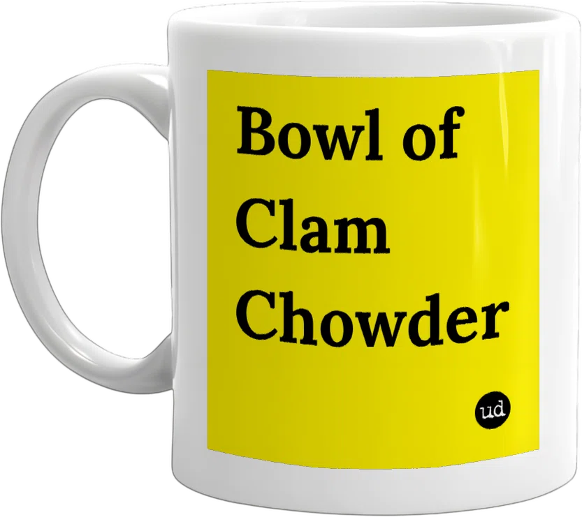Bowl of Clam Chowder front