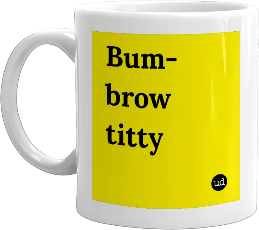 Bum-brow titty fuck front