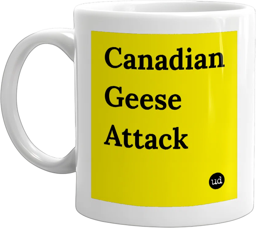 Canadian Geese Attack front
