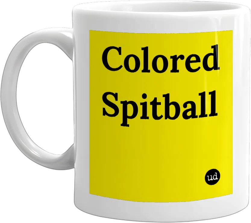 Colored Spitball front