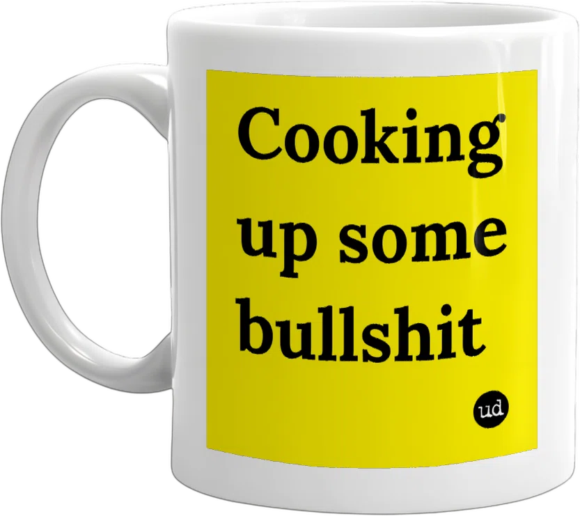 Cooking up some bullshit front