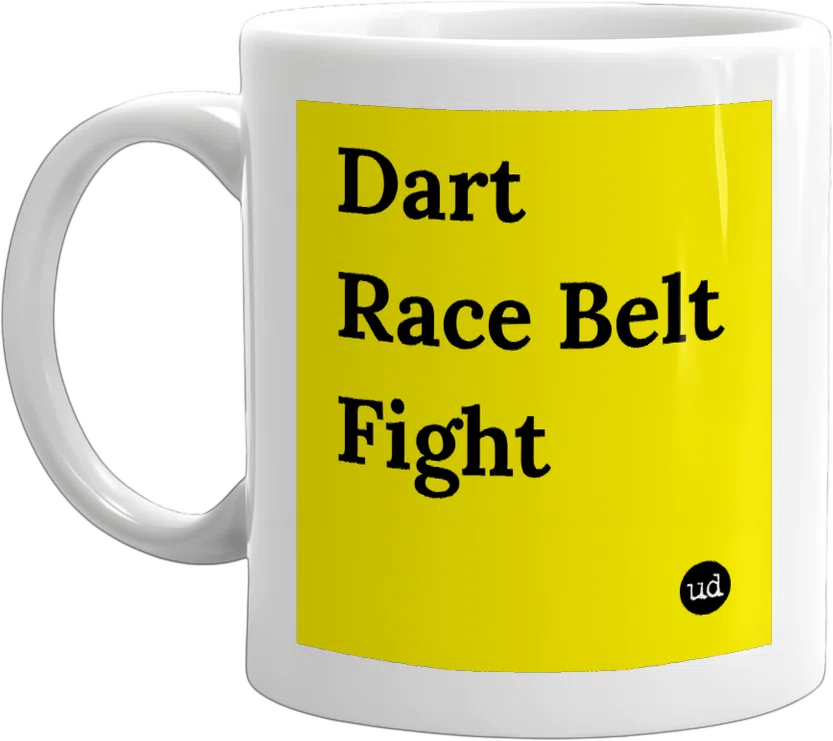 Dart Race Belt Fight front
