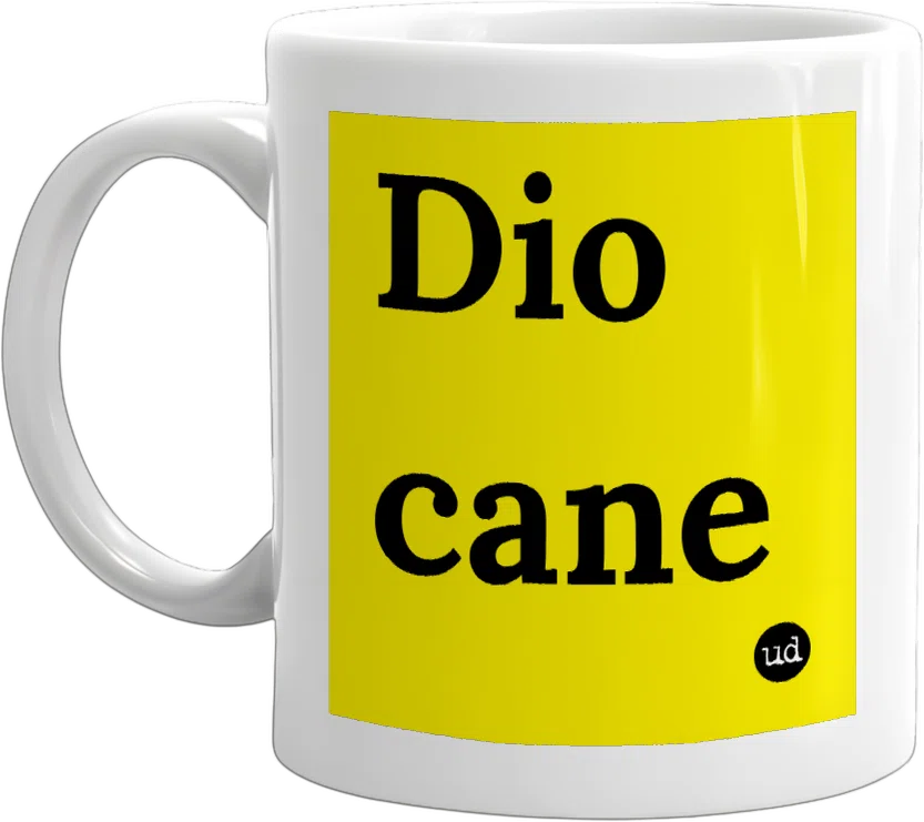 Dio cane front