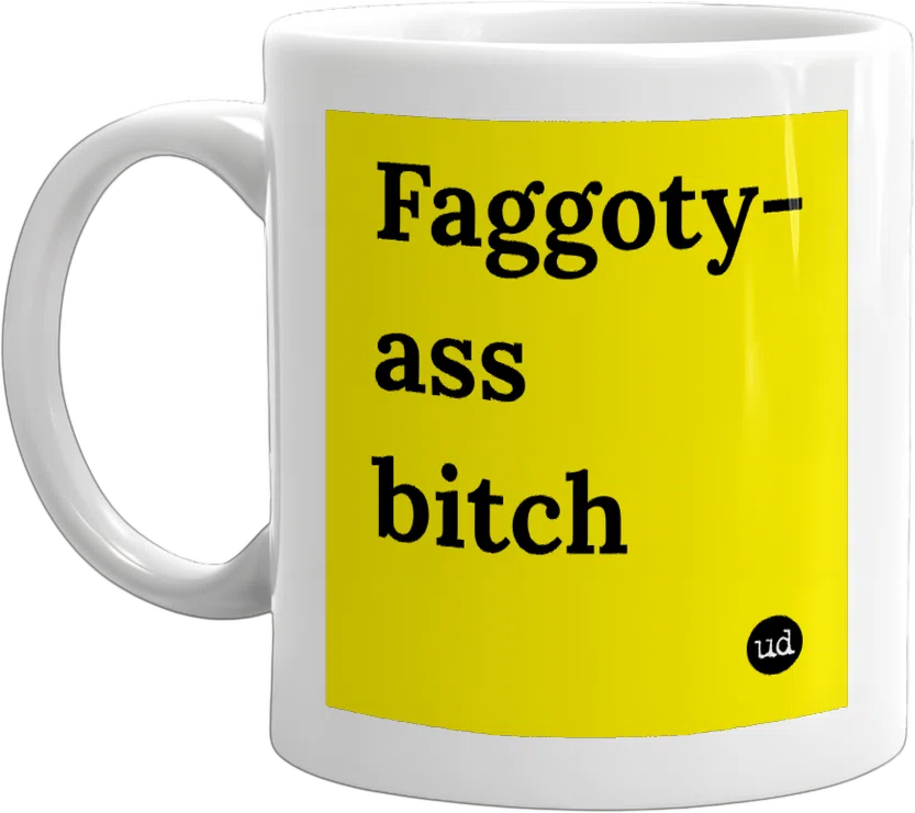 Faggoty-ass bitch front