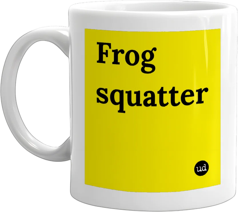Frog squatter front