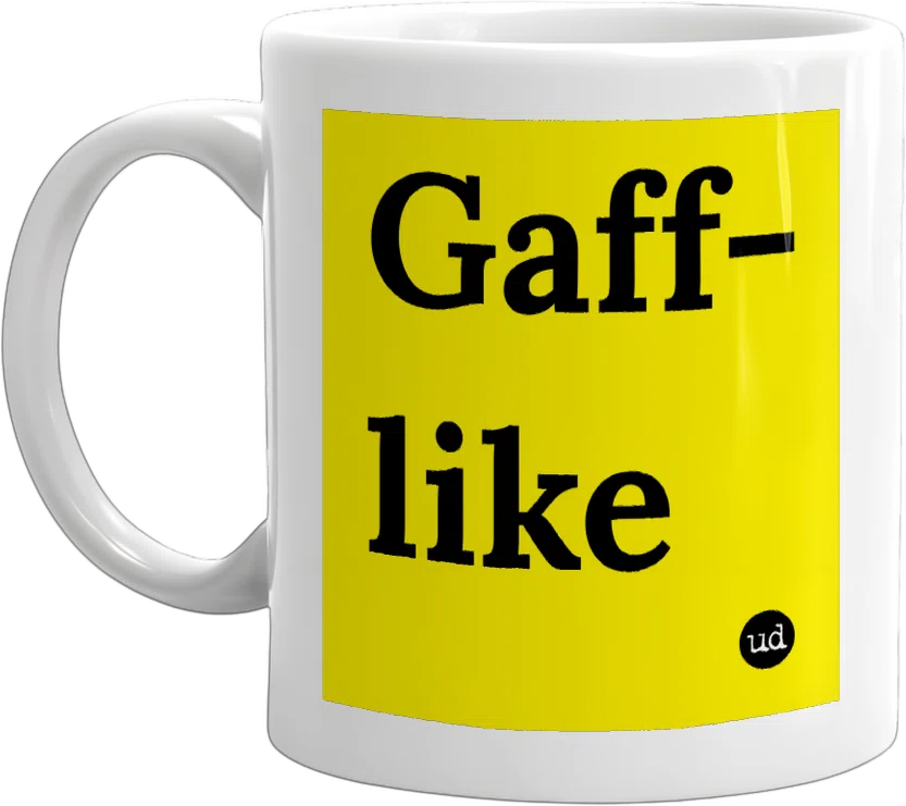 Gaff-like front