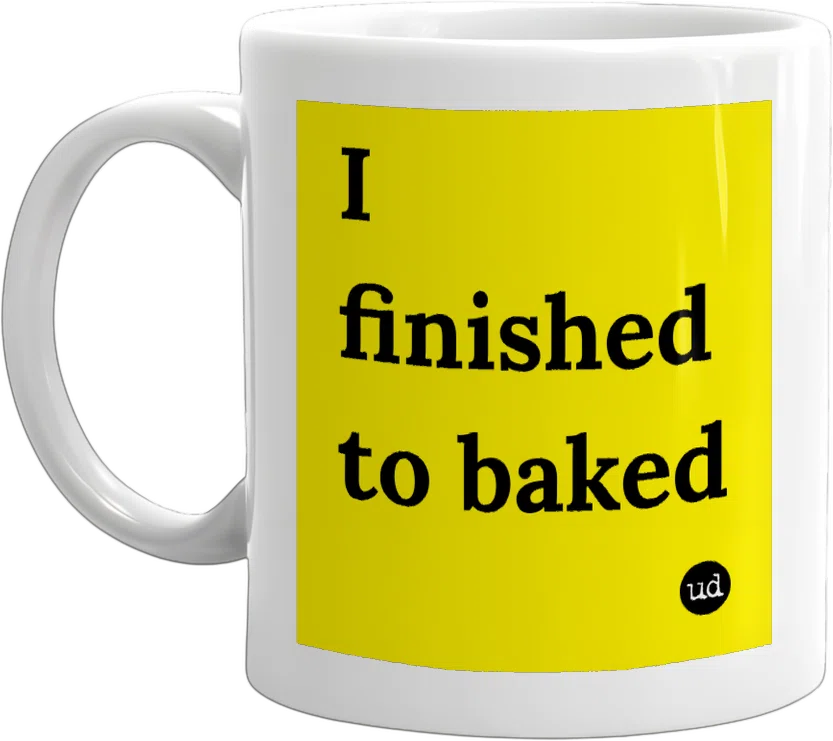 I finished to baked front