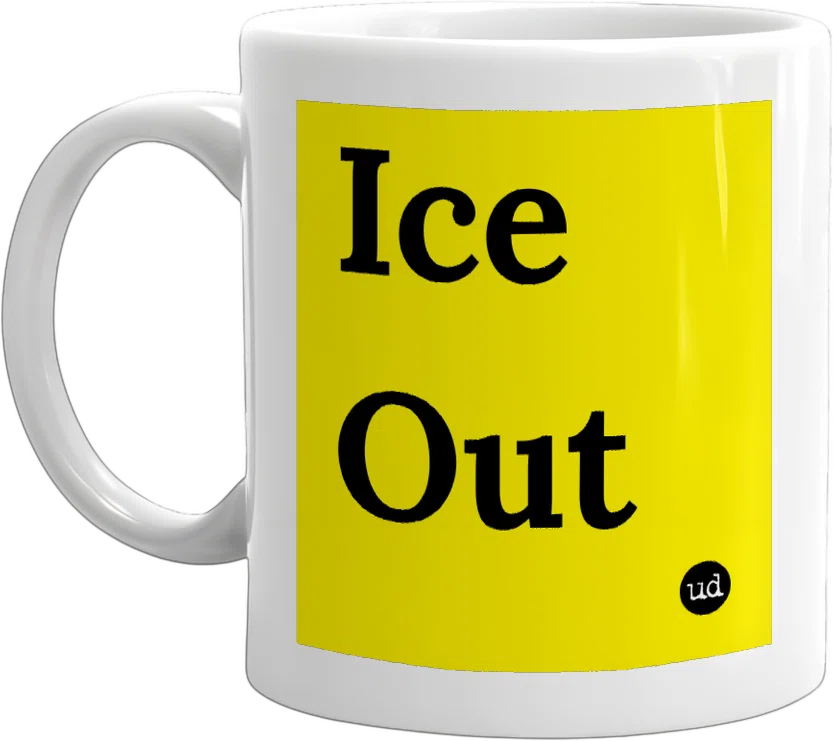 Ice Out front